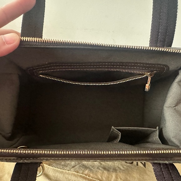 Vintage Josephine Handbag Mini Lin PM and Sarah Mini Mongram wallet set. - Picture 8 of 16